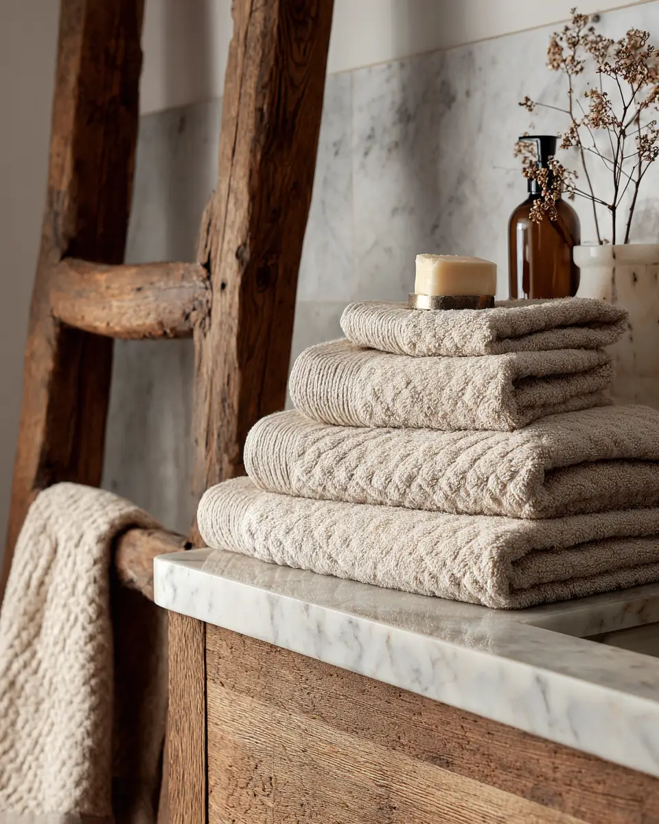 Warm Neutral Bathroom Decor Ideas