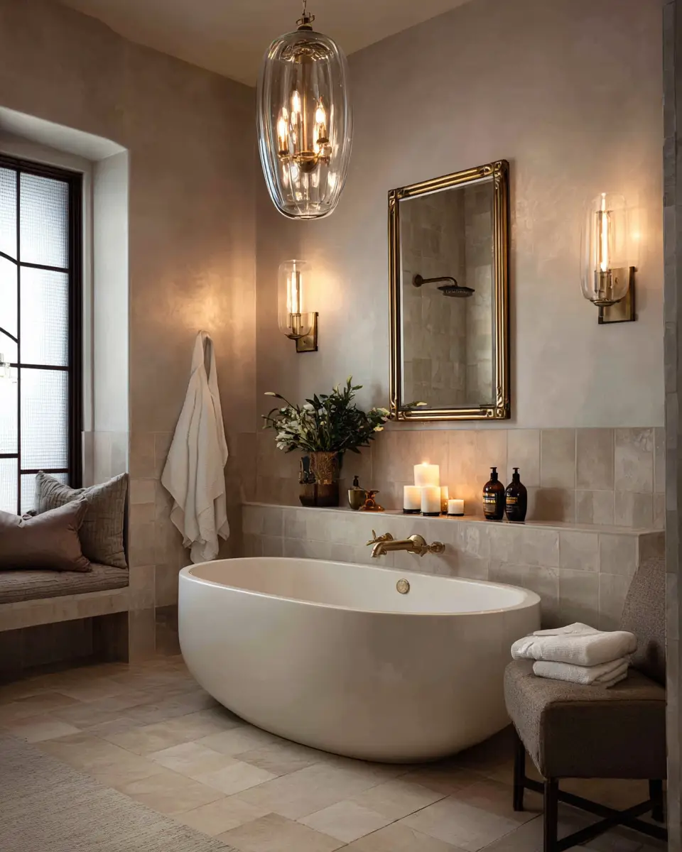 Warm Neutral Bathroom Decor Ideas
