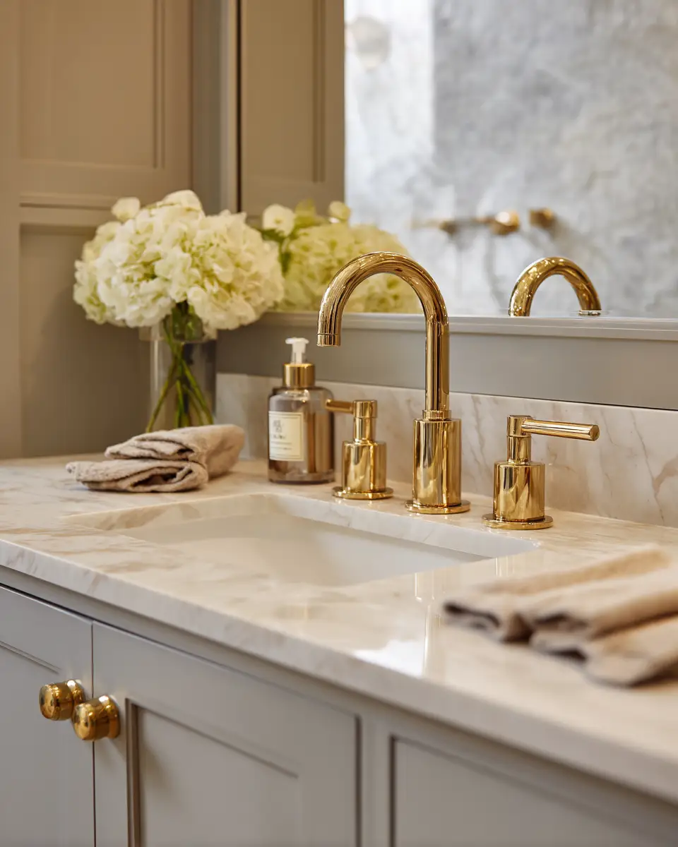 Warm Neutral Bathroom Decor Ideas