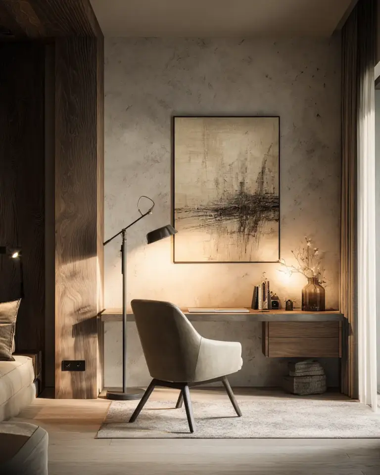 Warm Organic Modern Living Room Decor Ideas - Featured