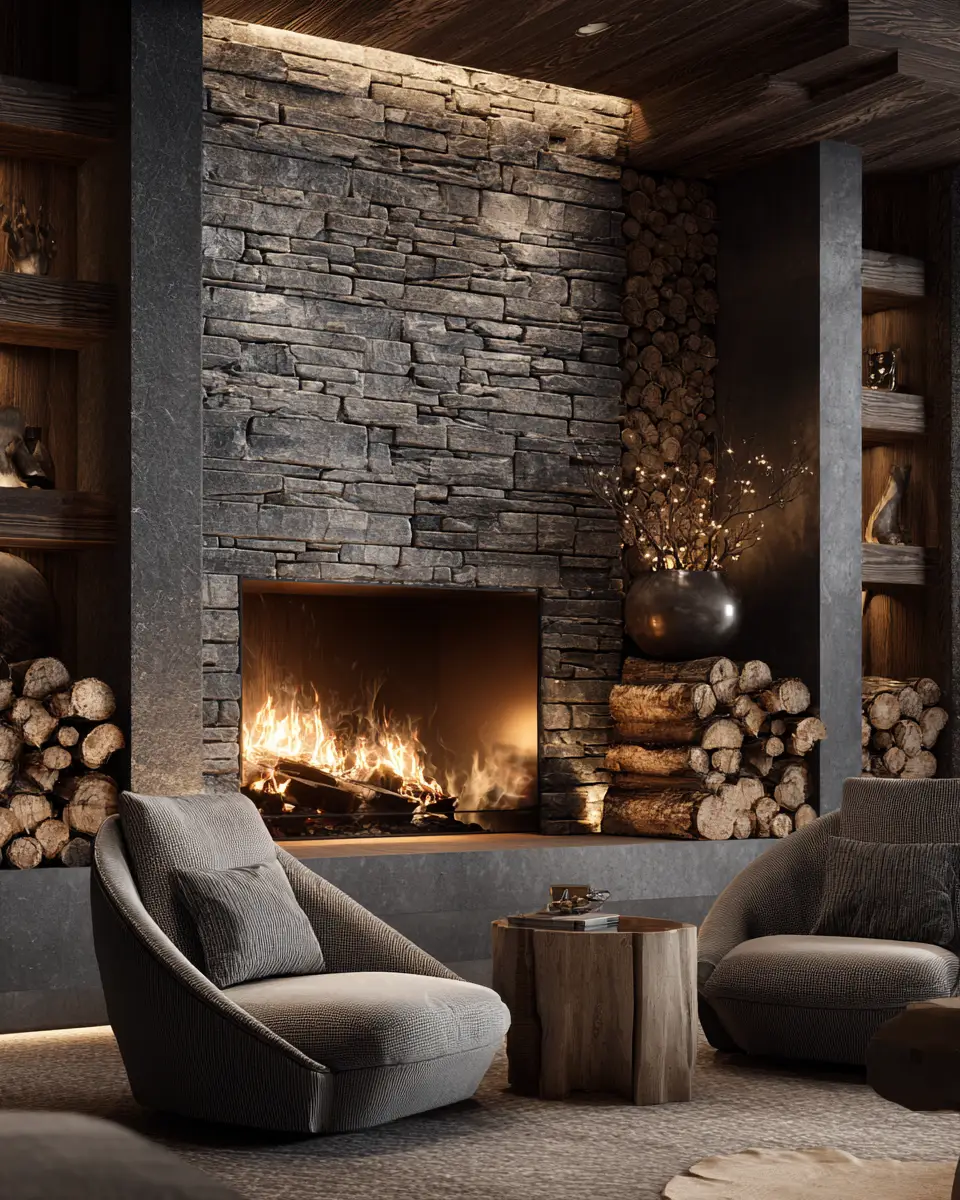 Warm Organic Modern Living Room Decor Ideas