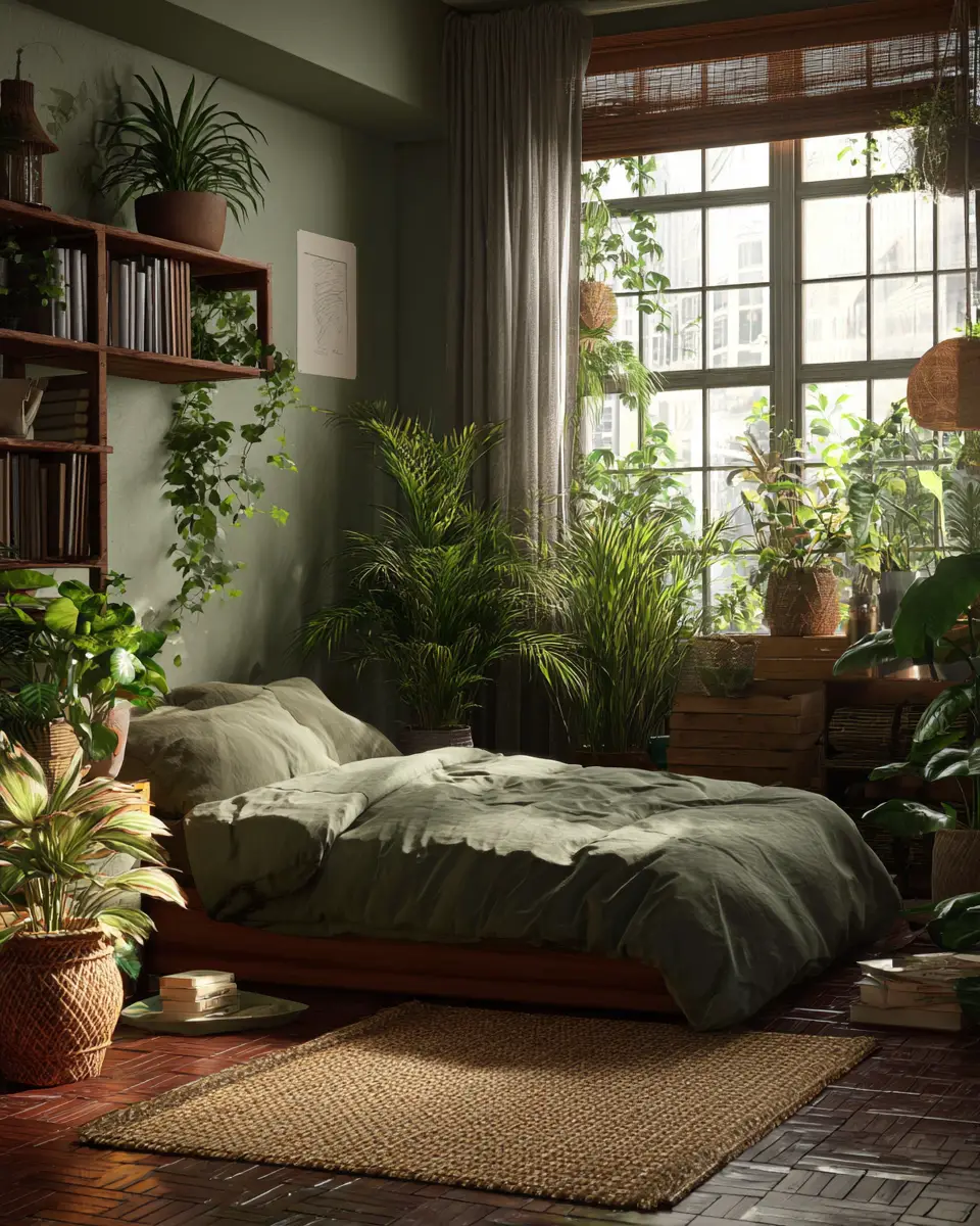 Warm Retro Bedroom Decor Ideas