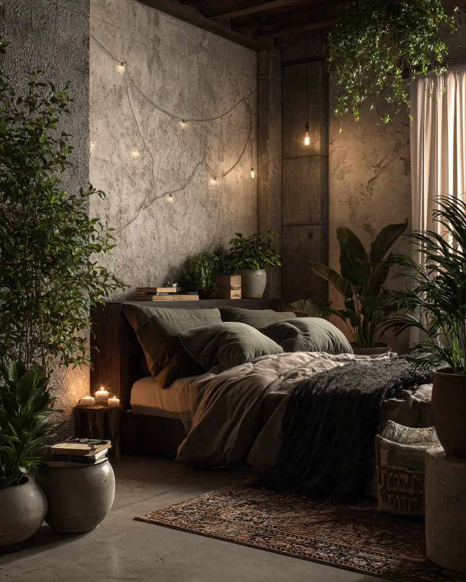 Warm Retro Bedroom Decor Ideas