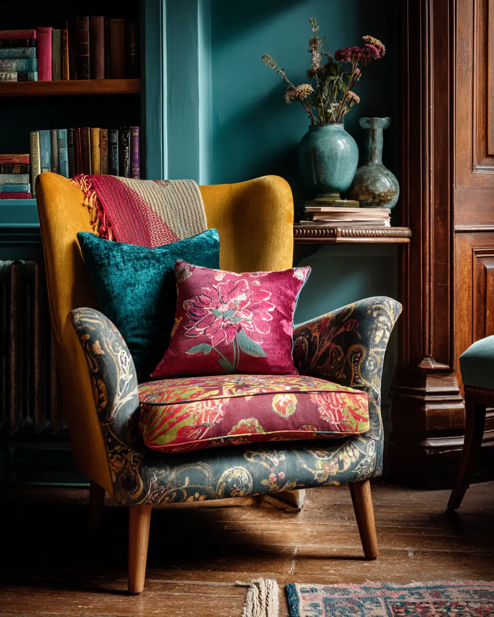 Warm Retro Bedroom Decor Ideas