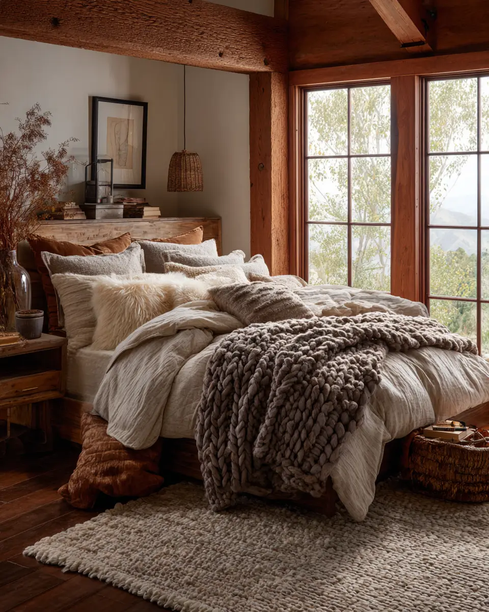 Warm Rustic Bedroom Decor Ideas