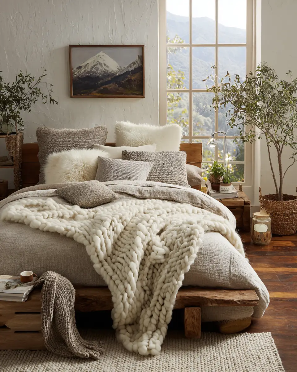 Warm Rustic Bedroom Decor Ideas