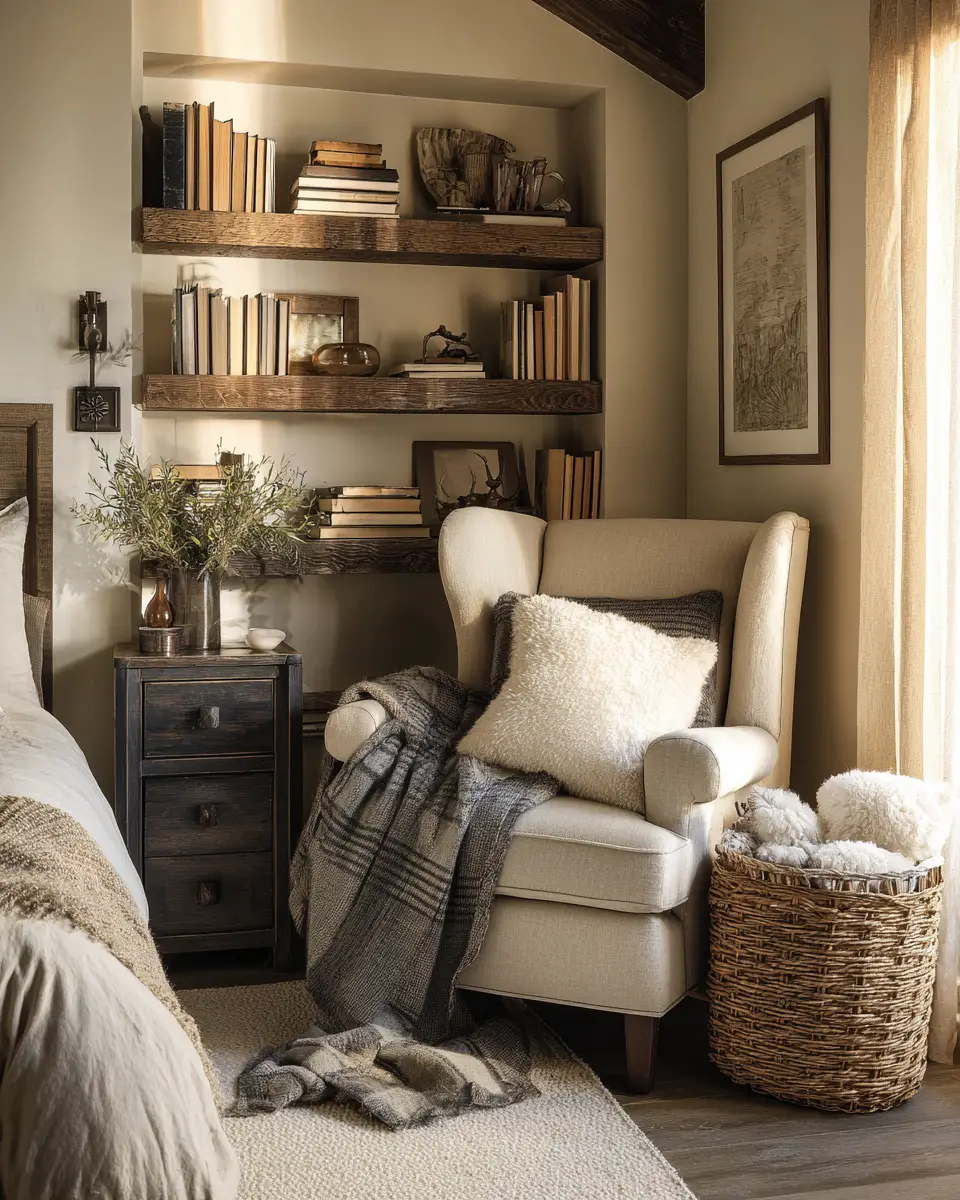 Warm Rustic Bedroom Decor Ideas