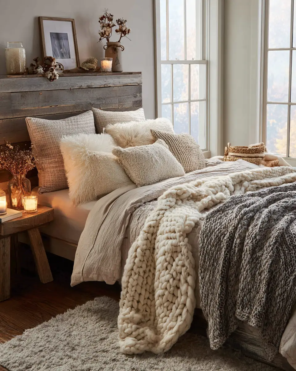 Warm Rustic Bedroom Decor Ideas