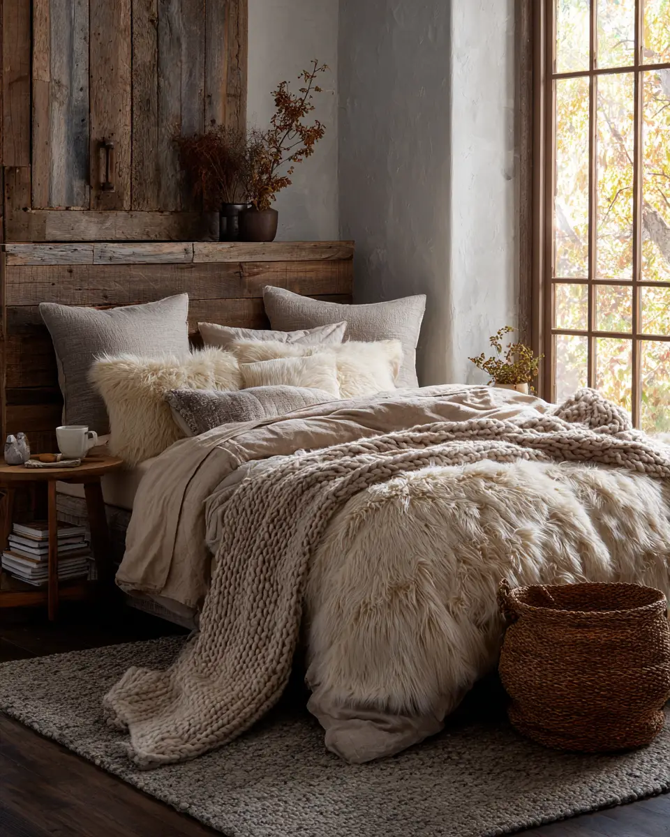 Warm Rustic Bedroom Decor Ideas