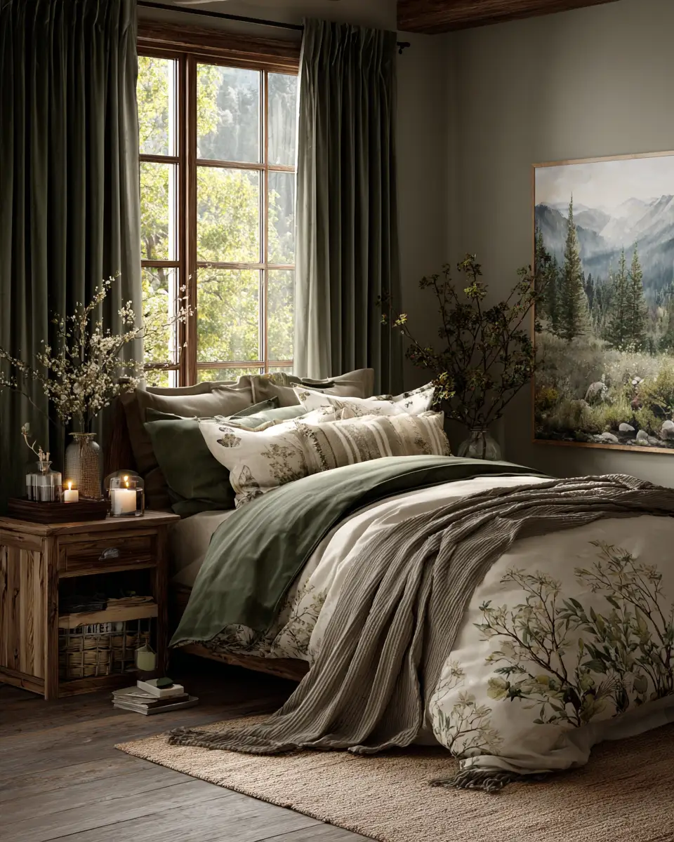 Warm Rustic Bedroom Decor Ideas