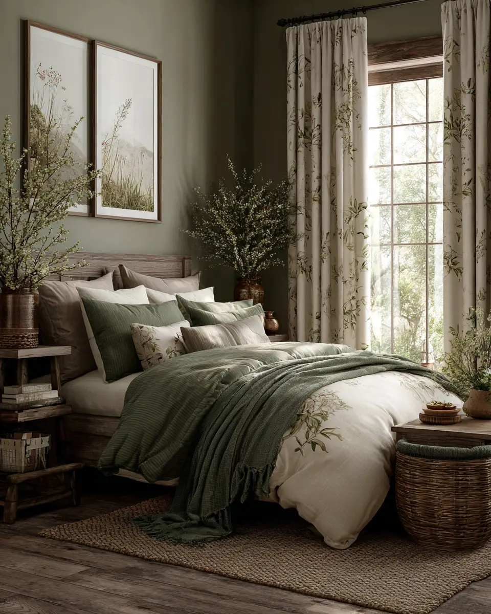 Warm Rustic Bedroom Decor Ideas