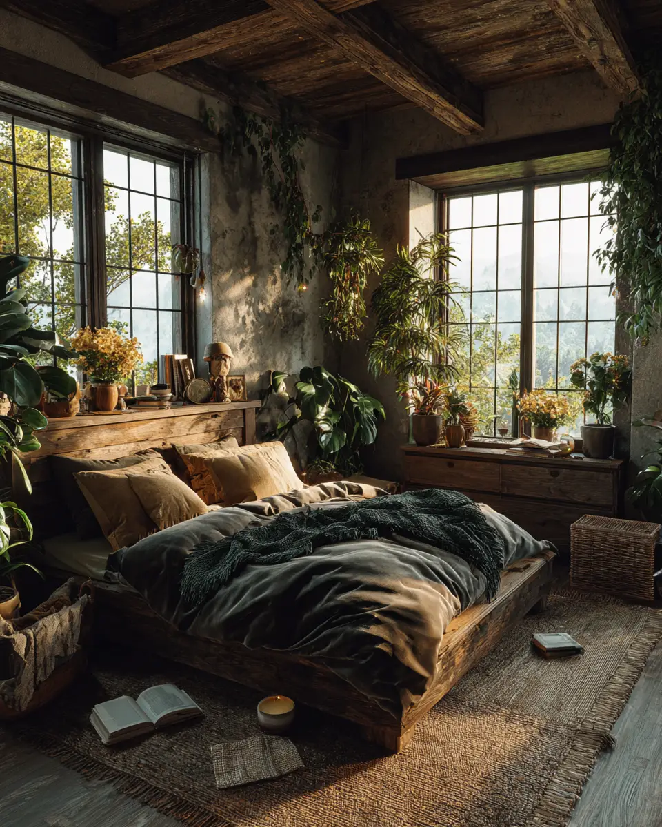 Warm Rustic Bedroom Decor Ideas