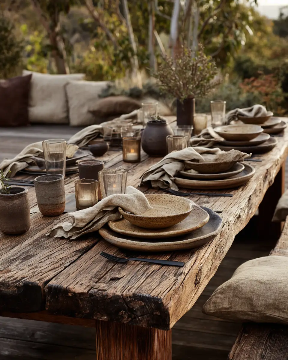 Warm Tone Patio Decor Ideas