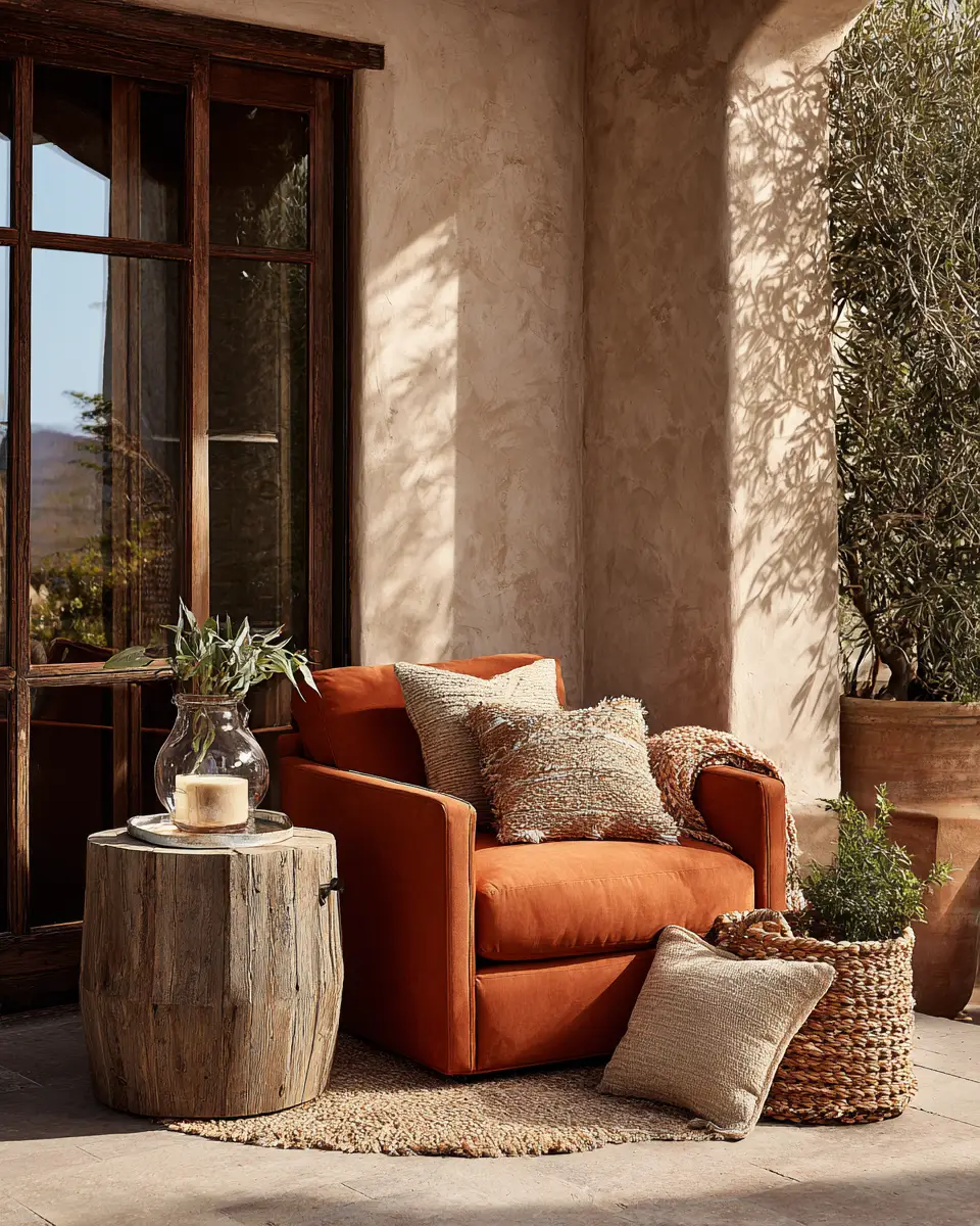 Warm Tone Patio Decor Ideas
