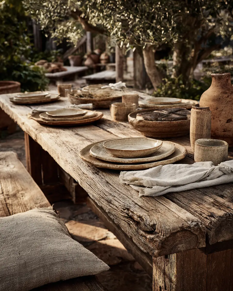 Warm Tone Patio Decor Ideas