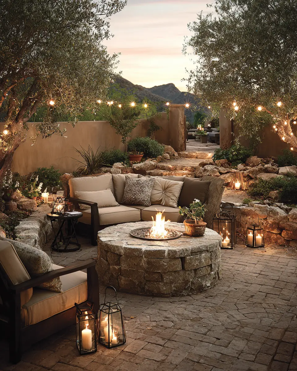 Warm Tone Patio Decor Ideas