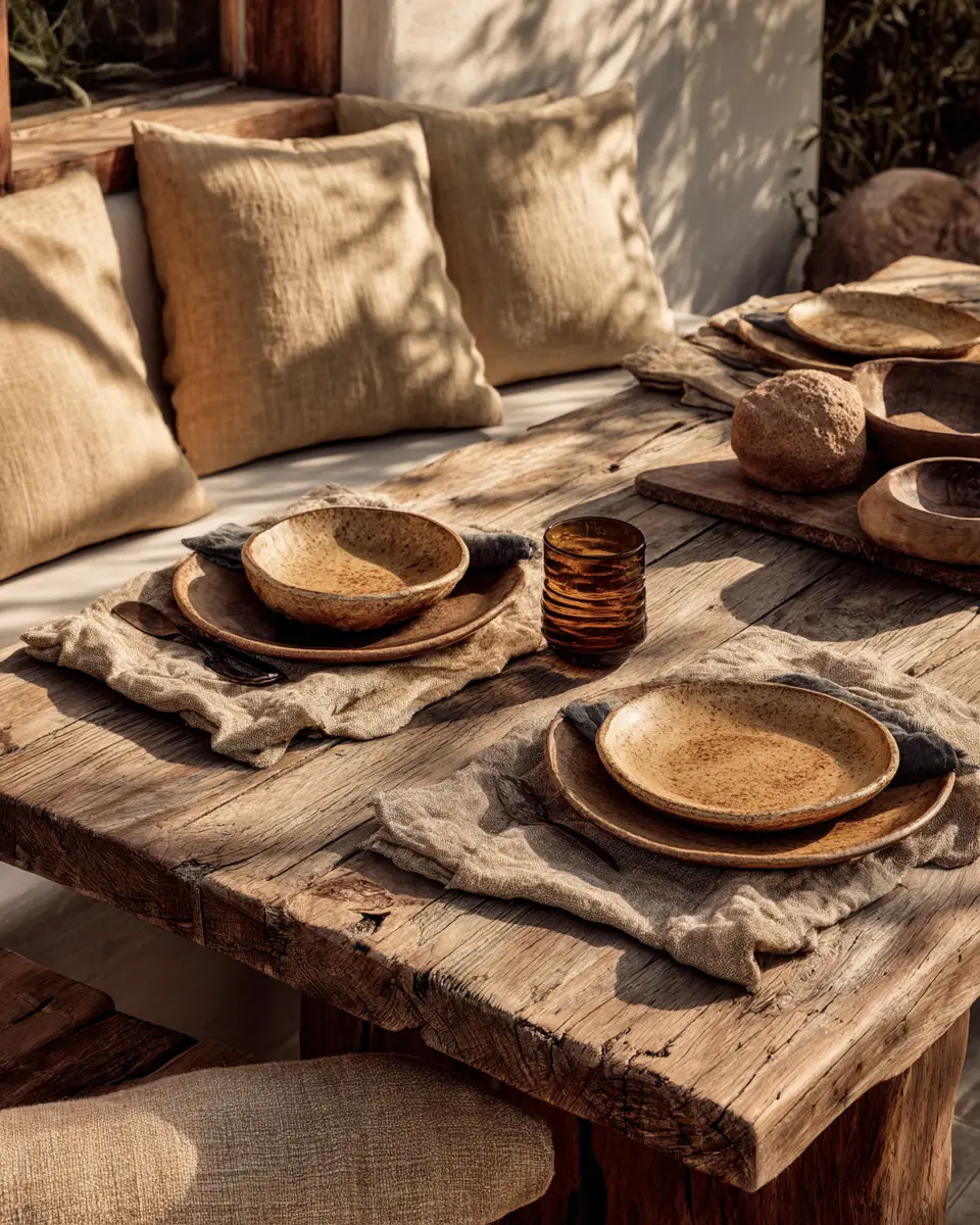 Warm Tone Patio Decor Ideas