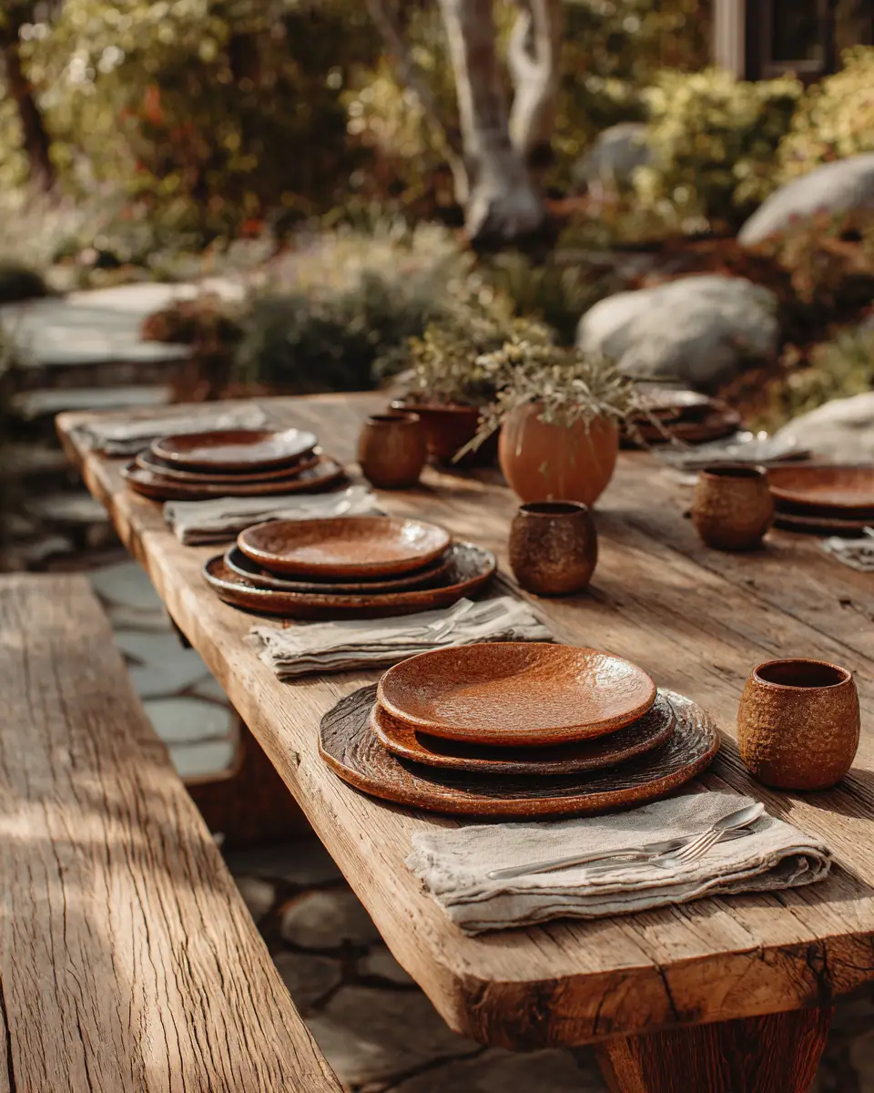 Warm Tone Patio Decor Ideas