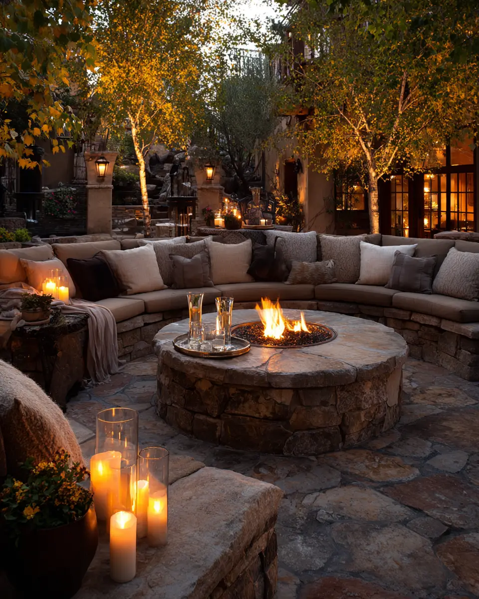 Warm Tone Patio Decor Ideas