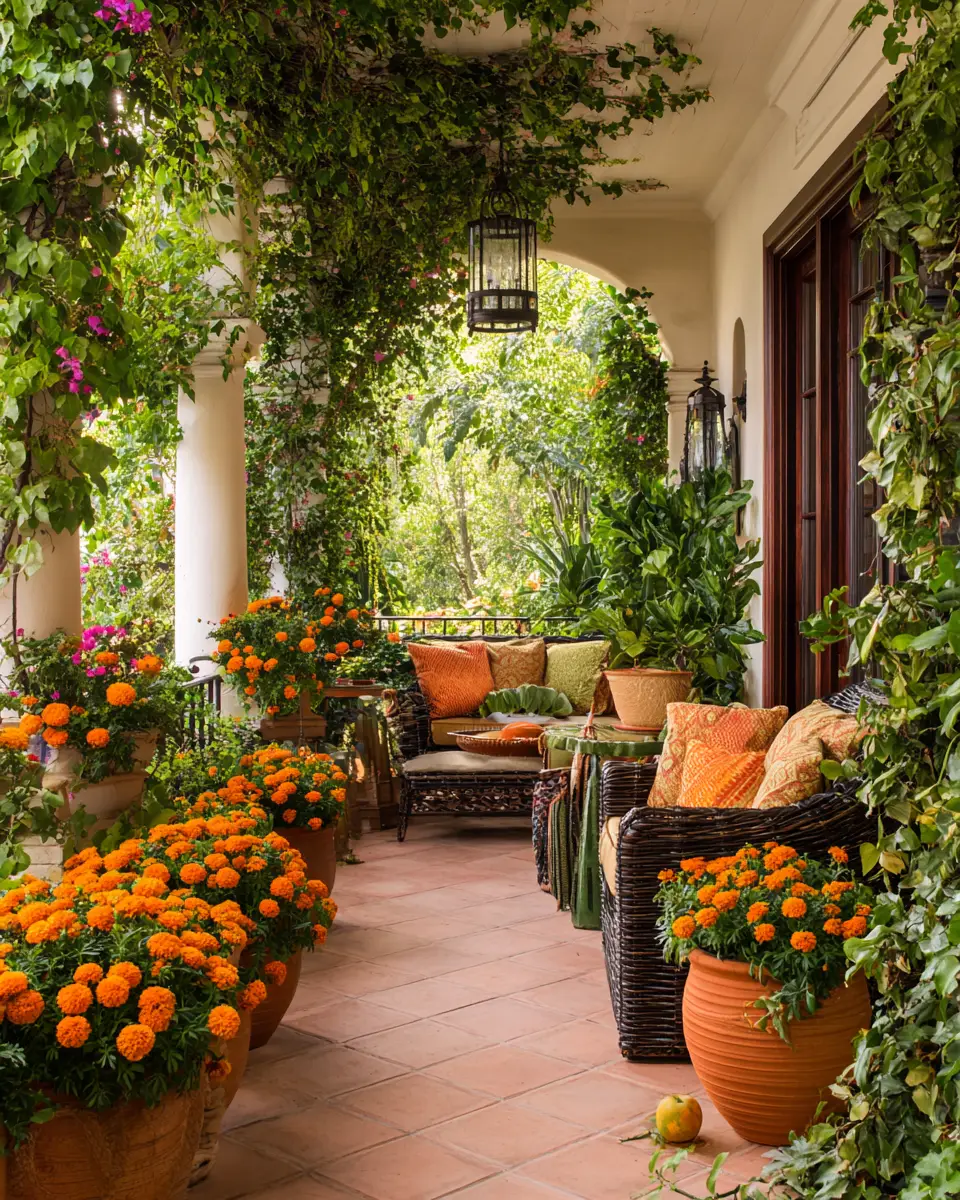 Warm Tone Patio Decor Ideas