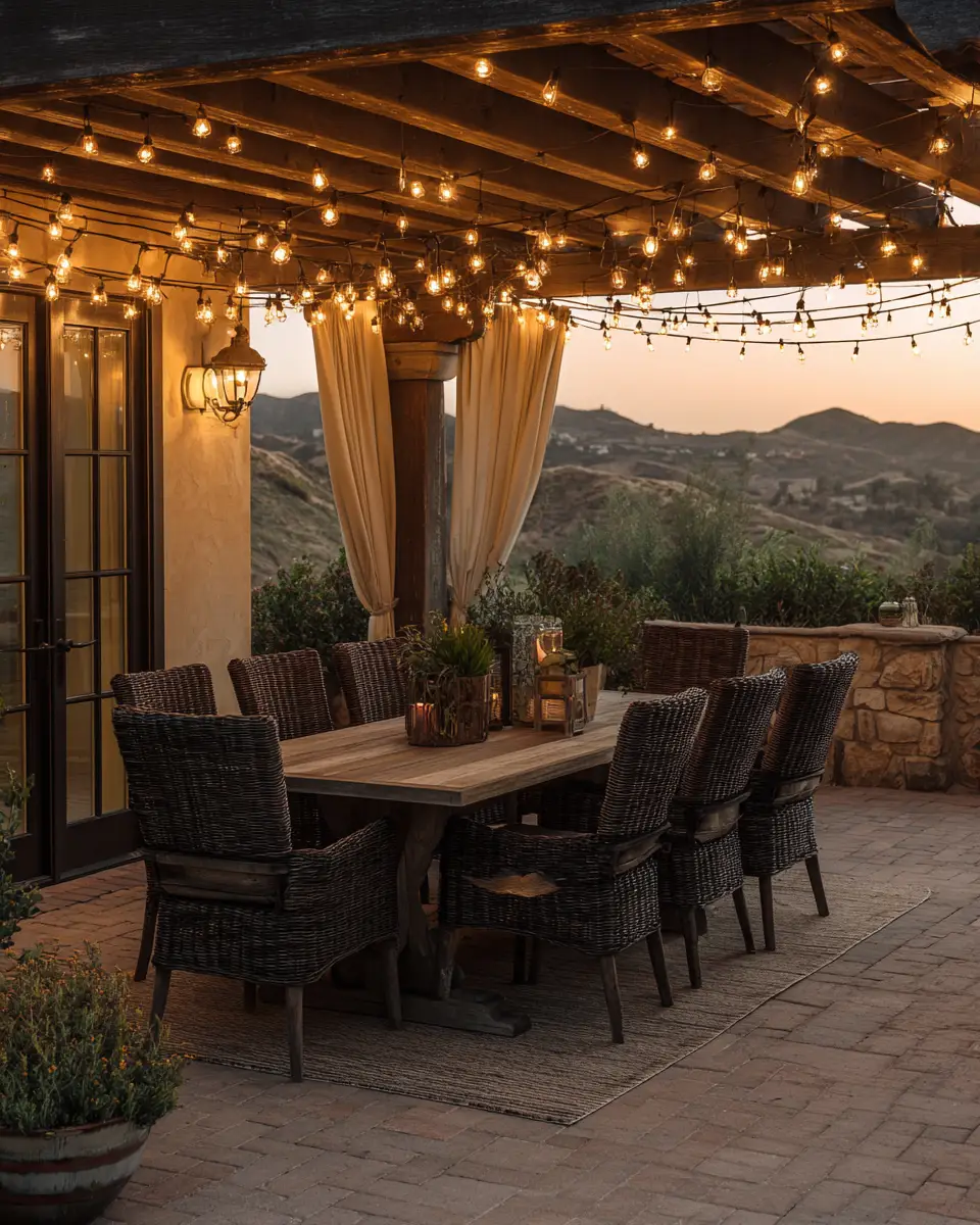 Warm Tone Patio Decor Ideas