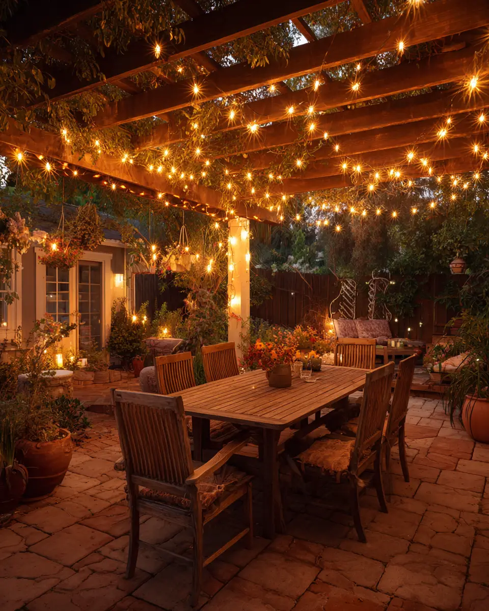 Warm Tone Patio Decor Ideas