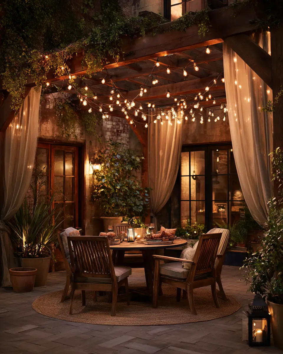 Warm Tone Patio Decor Ideas