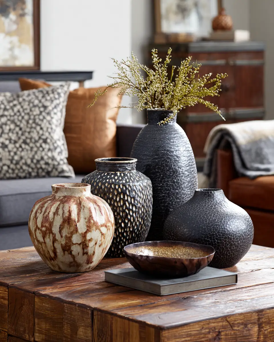 Warm Transitional Living Room Decor Ideas