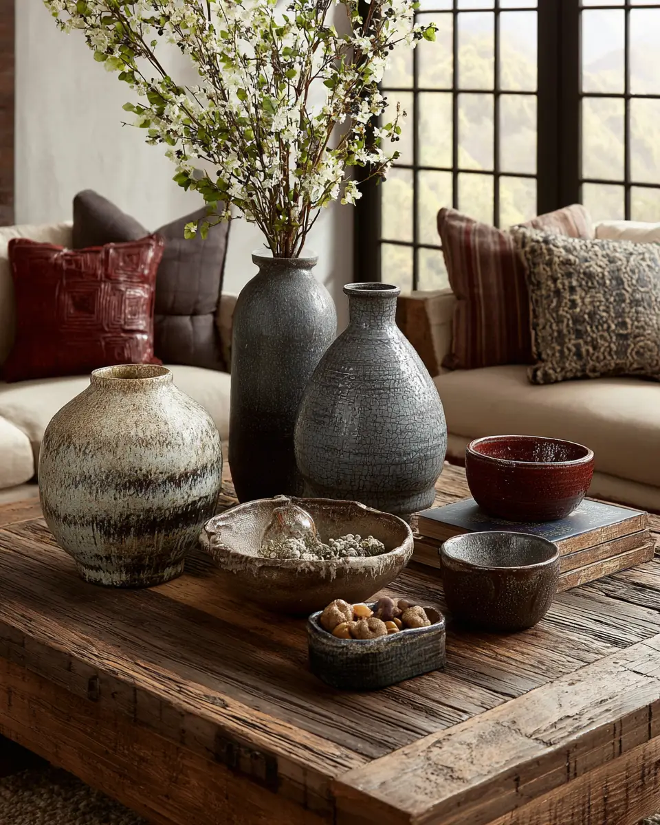 Warm Transitional Living Room Decor Ideas