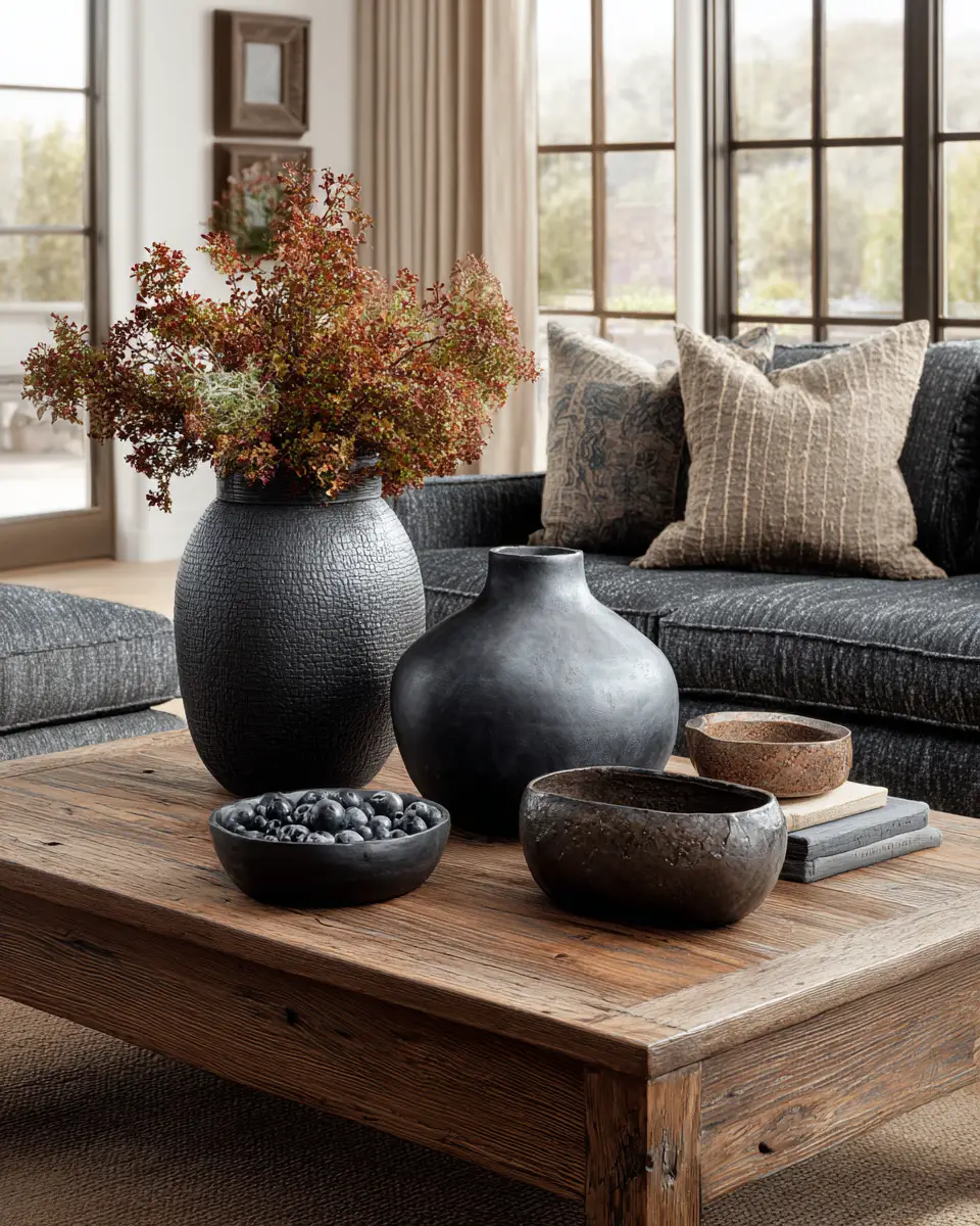 Warm Transitional Living Room Decor Ideas