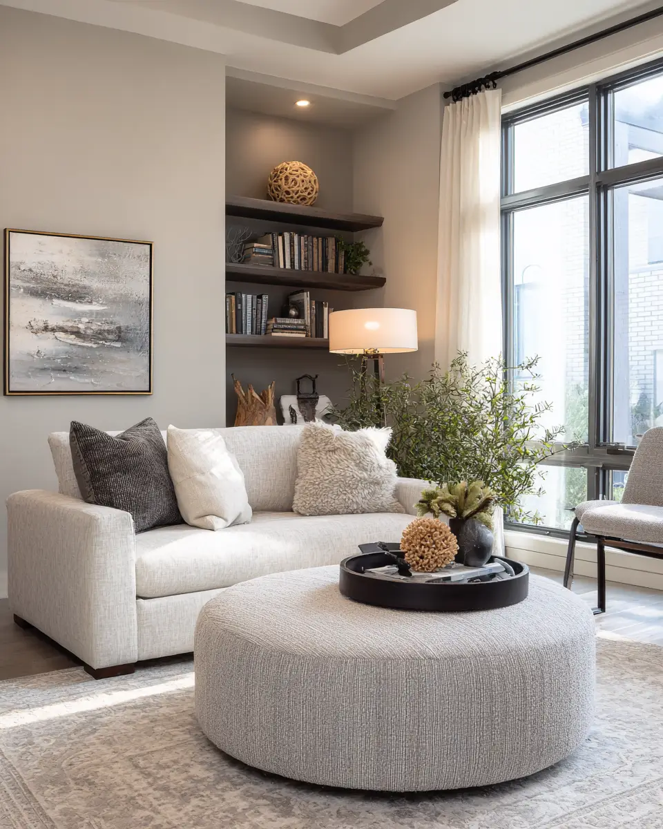 Warm Transitional Living Room Decor Ideas