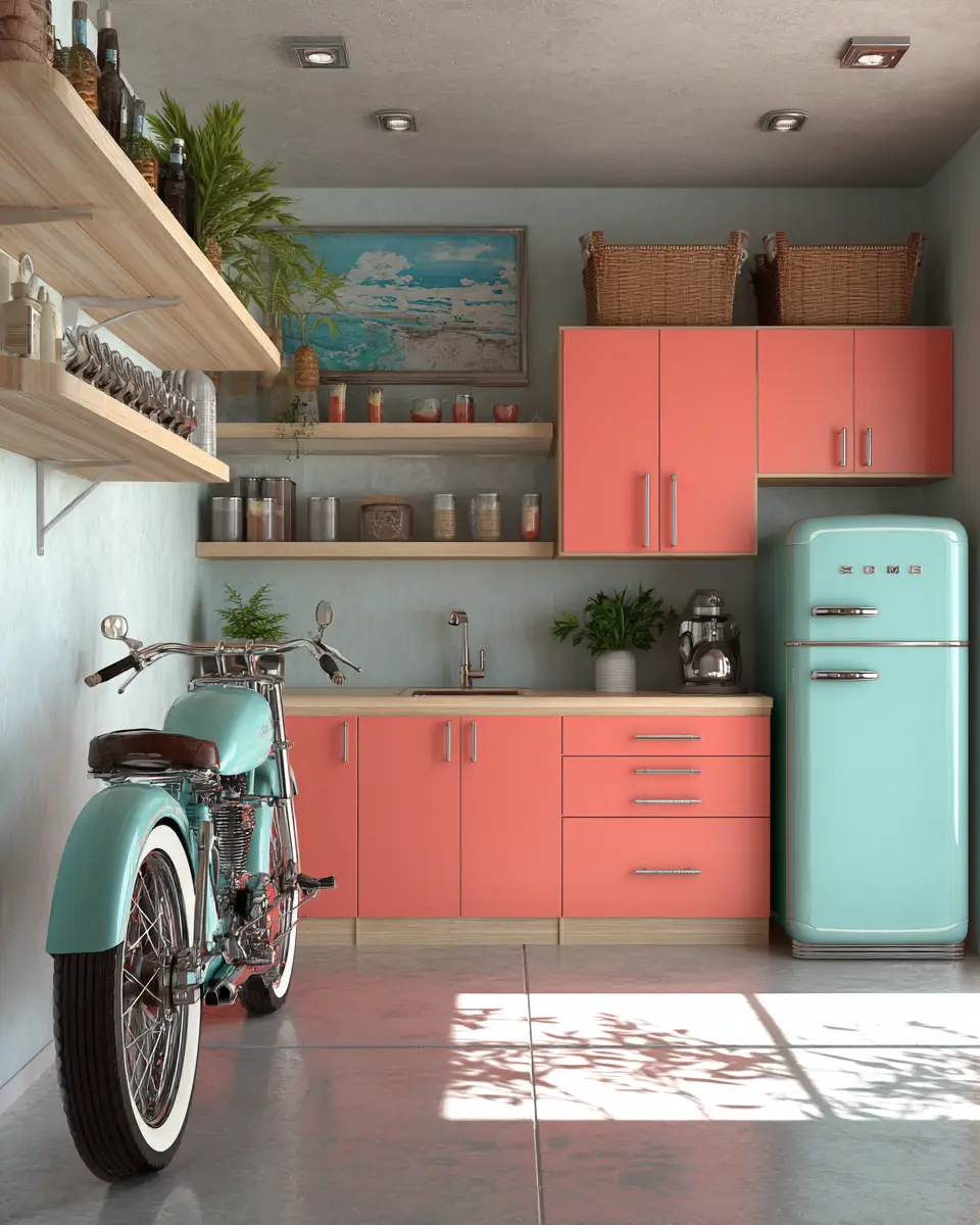 Warm Tropical Garage Decor Ideas