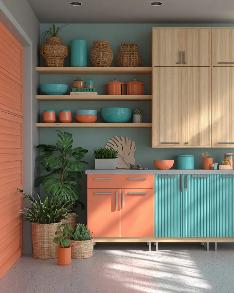 Warm Tropical Garage Decor Ideas