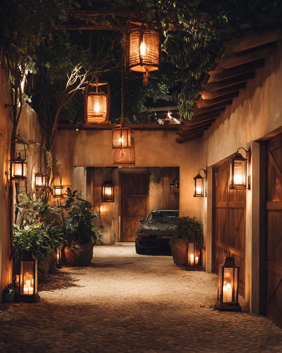 Warm Tropical Garage Decor Ideas