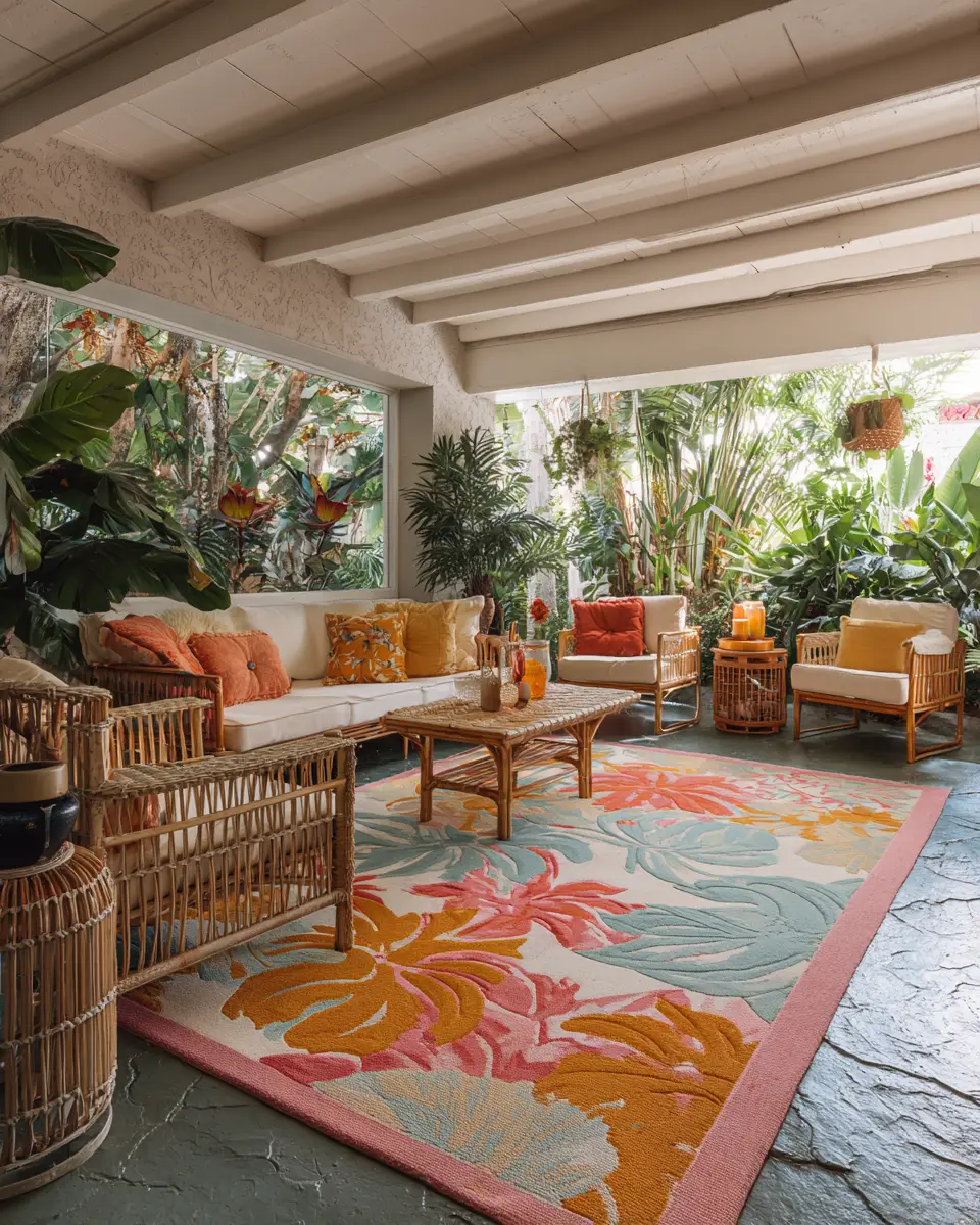 Warm Tropical Garage Decor Ideas
