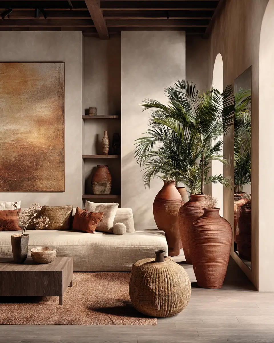 Warm Tropical Living Room Decor Ideas