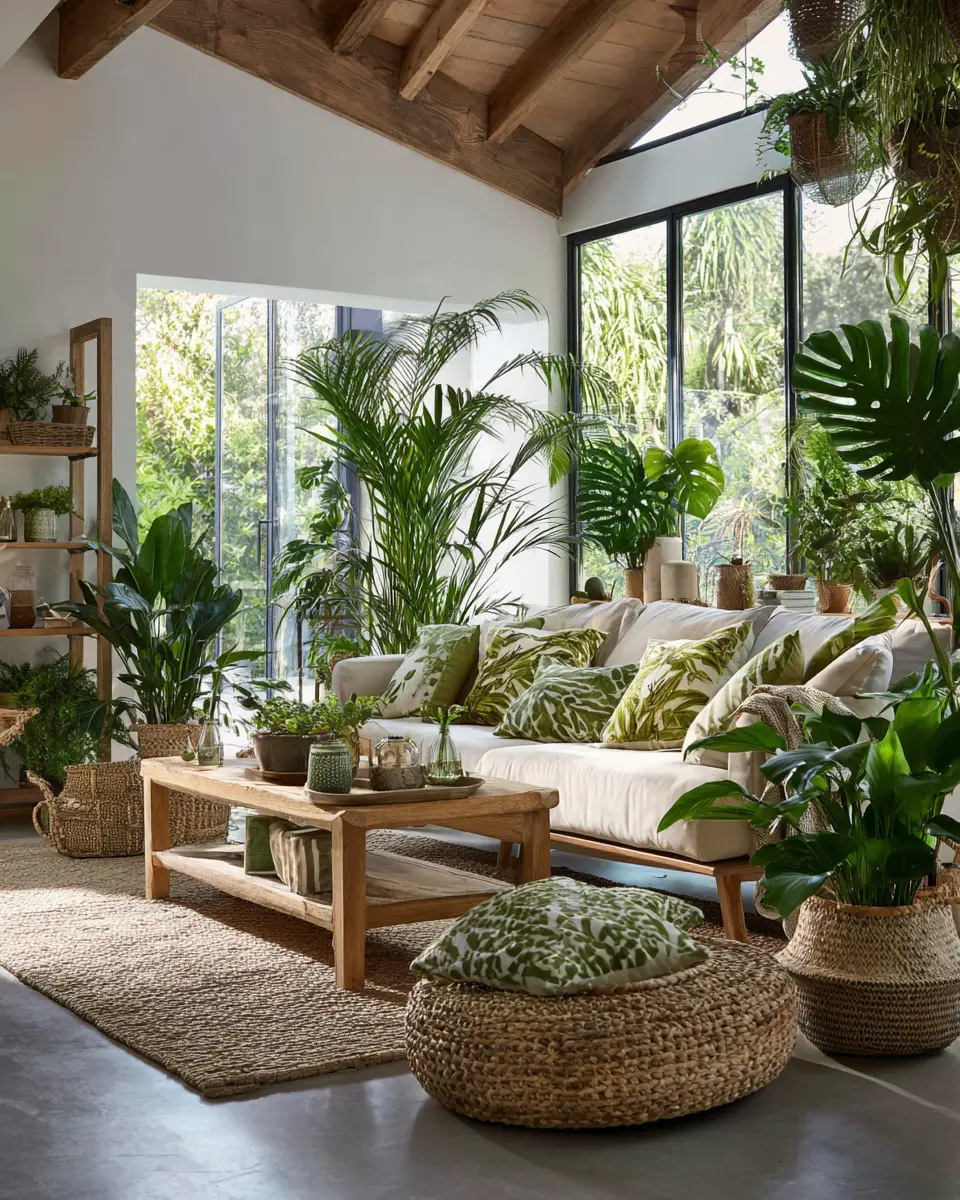 Warm Tropical Living Room Decor Ideas