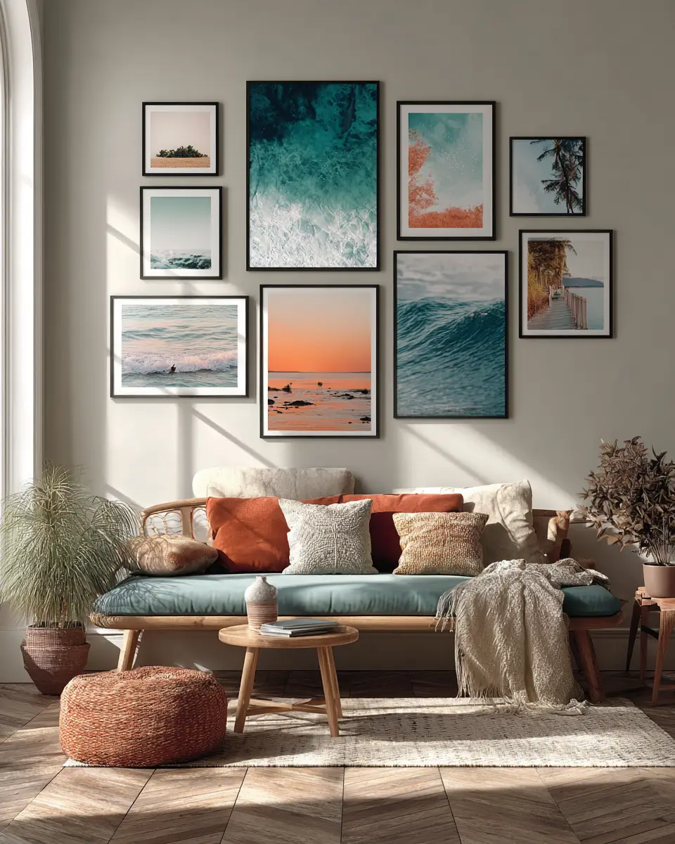 Warm Tropical Living Room Decor Ideas