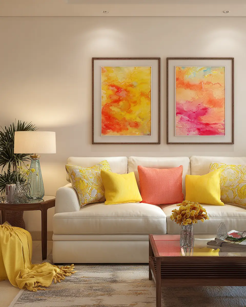 Warm Tropical Living Room Decor Ideas