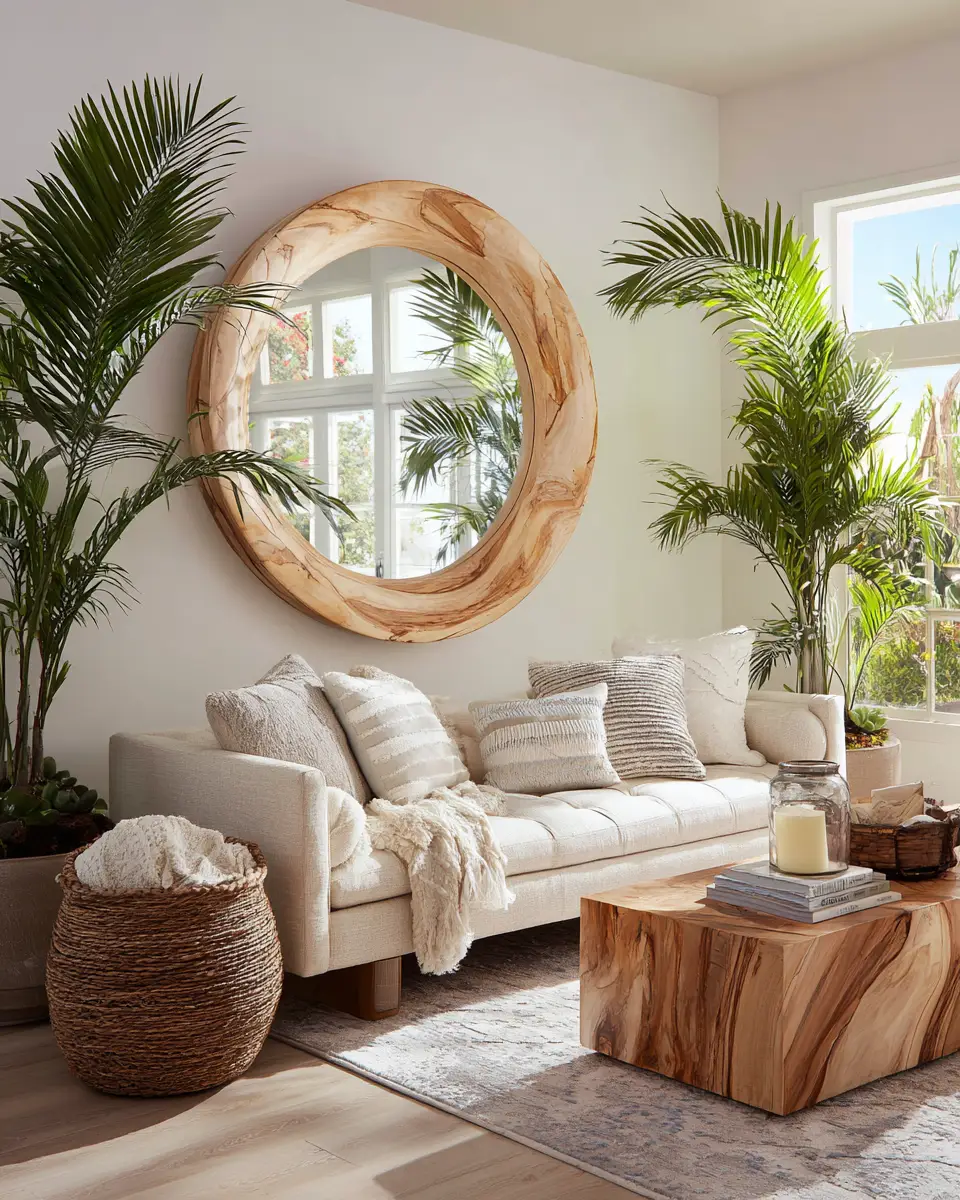 Warm Tropical Living Room Decor Ideas