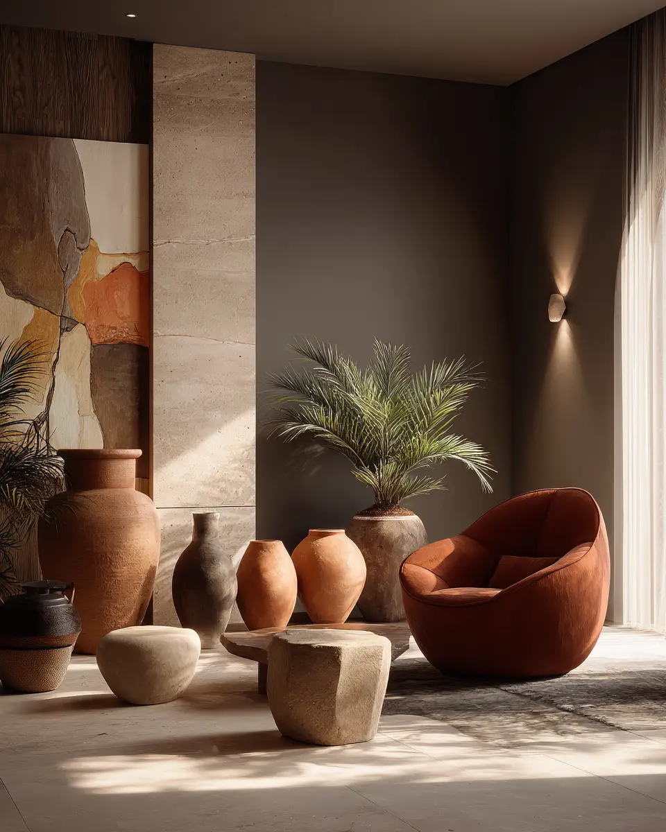 Warm Tropical Living Room Decor Ideas