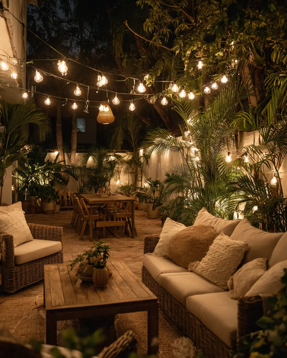 Warm Tropical Patio Decor Ideas