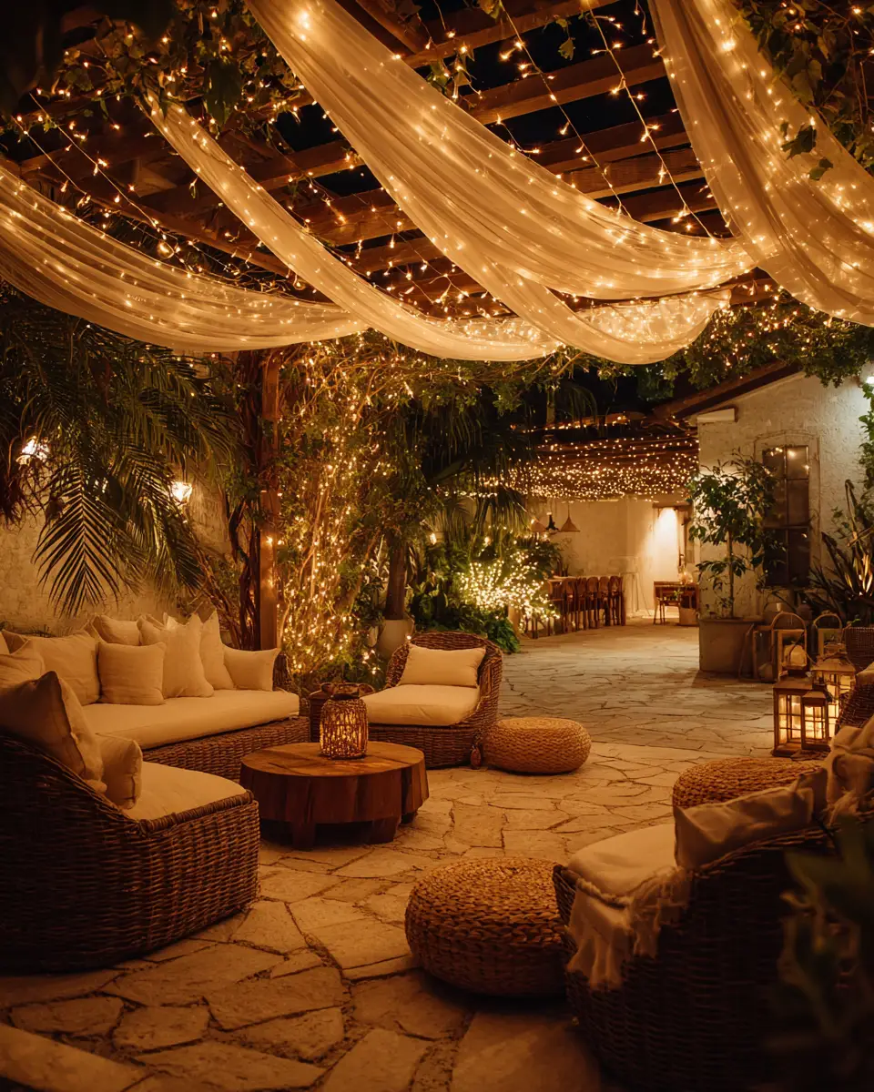 Warm Tropical Patio Decor Ideas