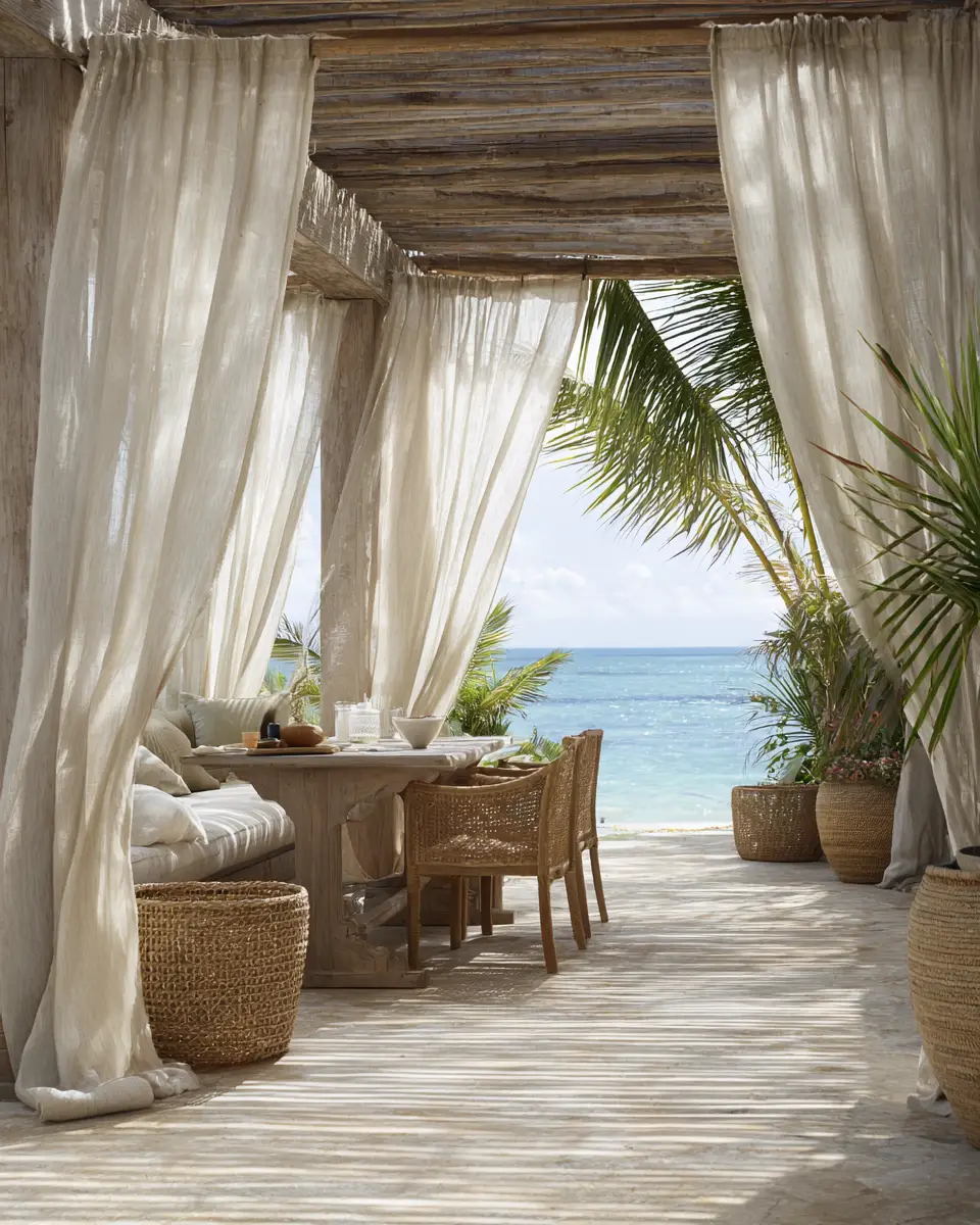 Warm Tropical Patio Decor Ideas