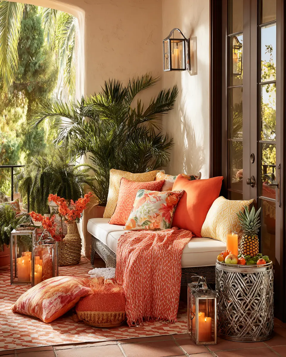 Warm Tropical Patio Decor Ideas