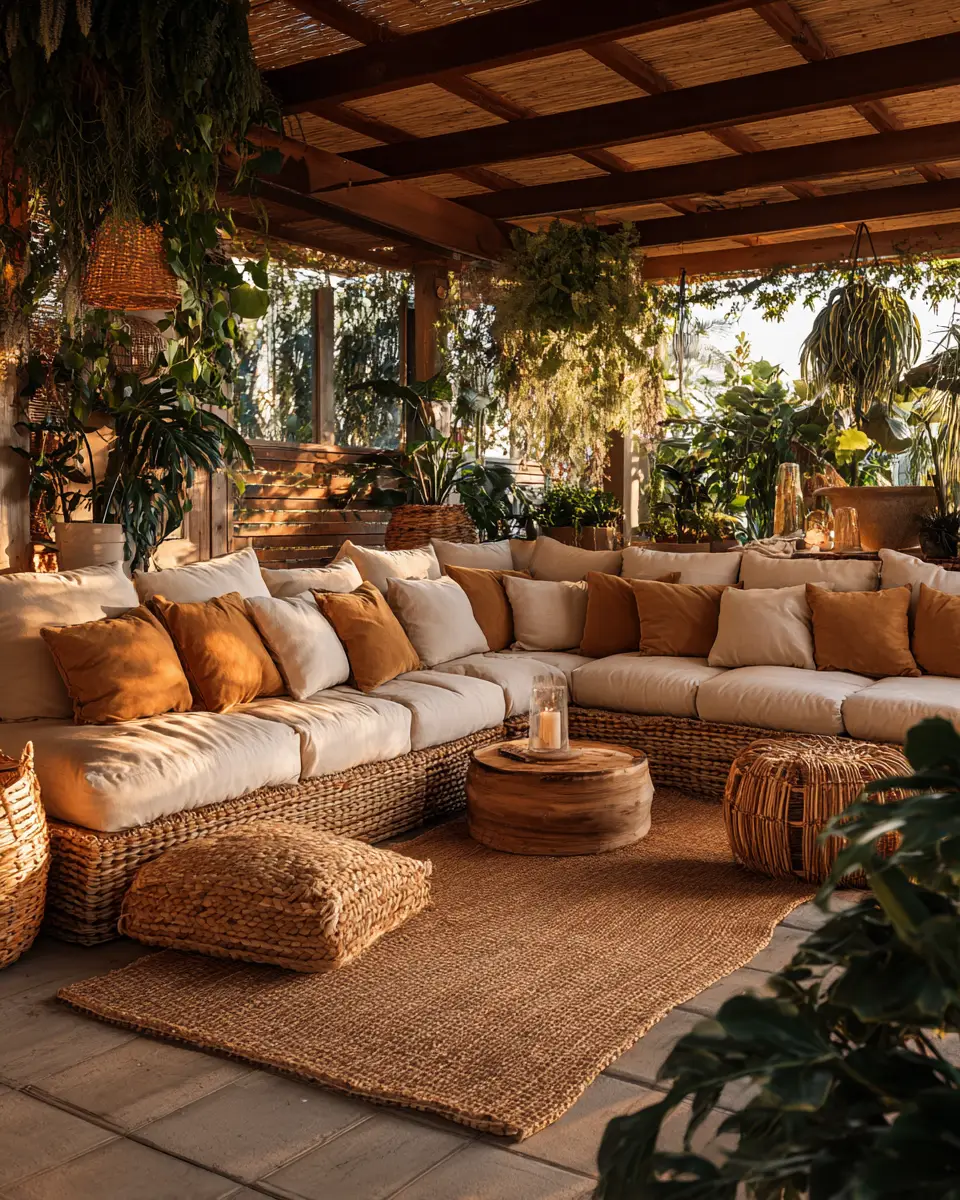 Warm Tropical Patio Decor Ideas