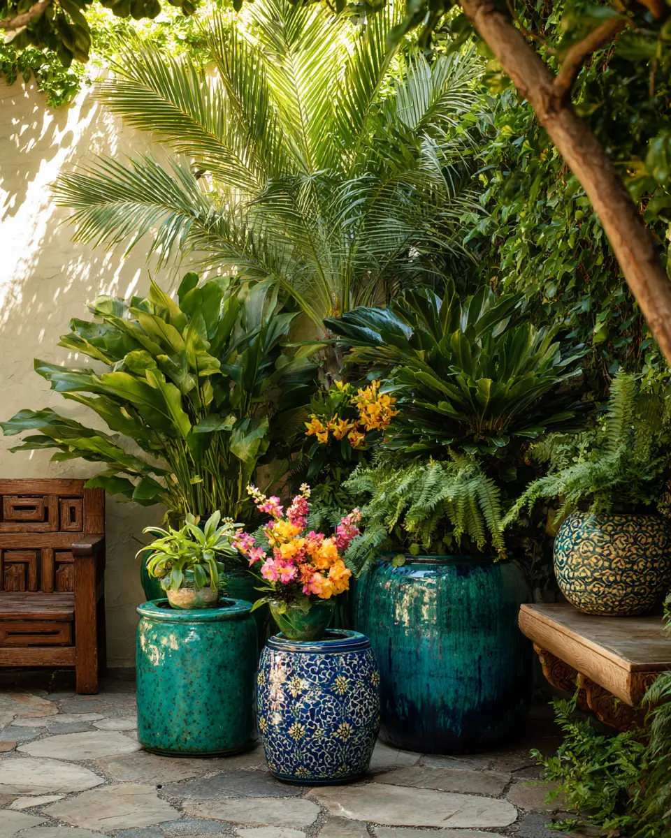 Warm Tropical Patio Decor Ideas
