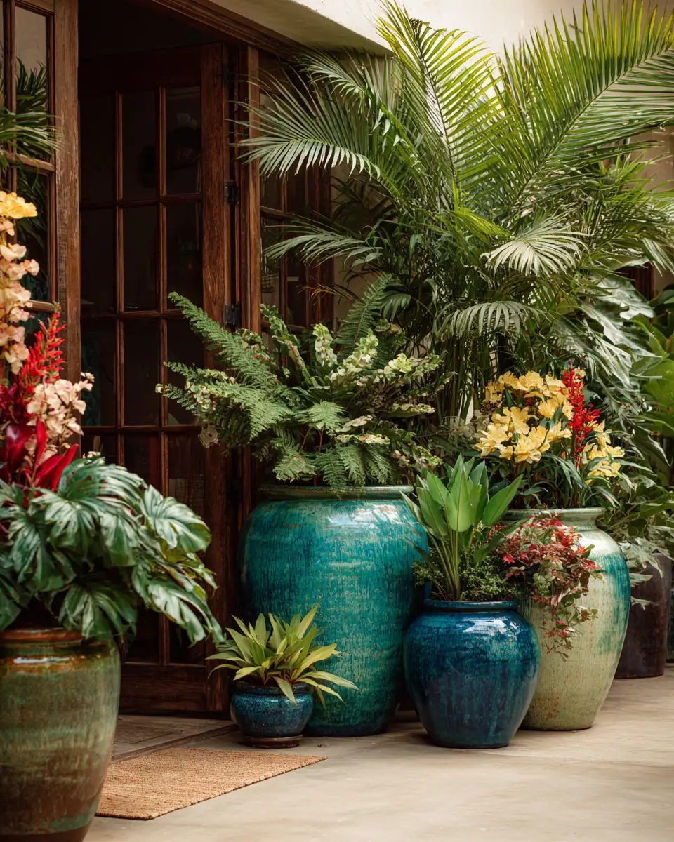 Warm Tropical Patio Decor Ideas