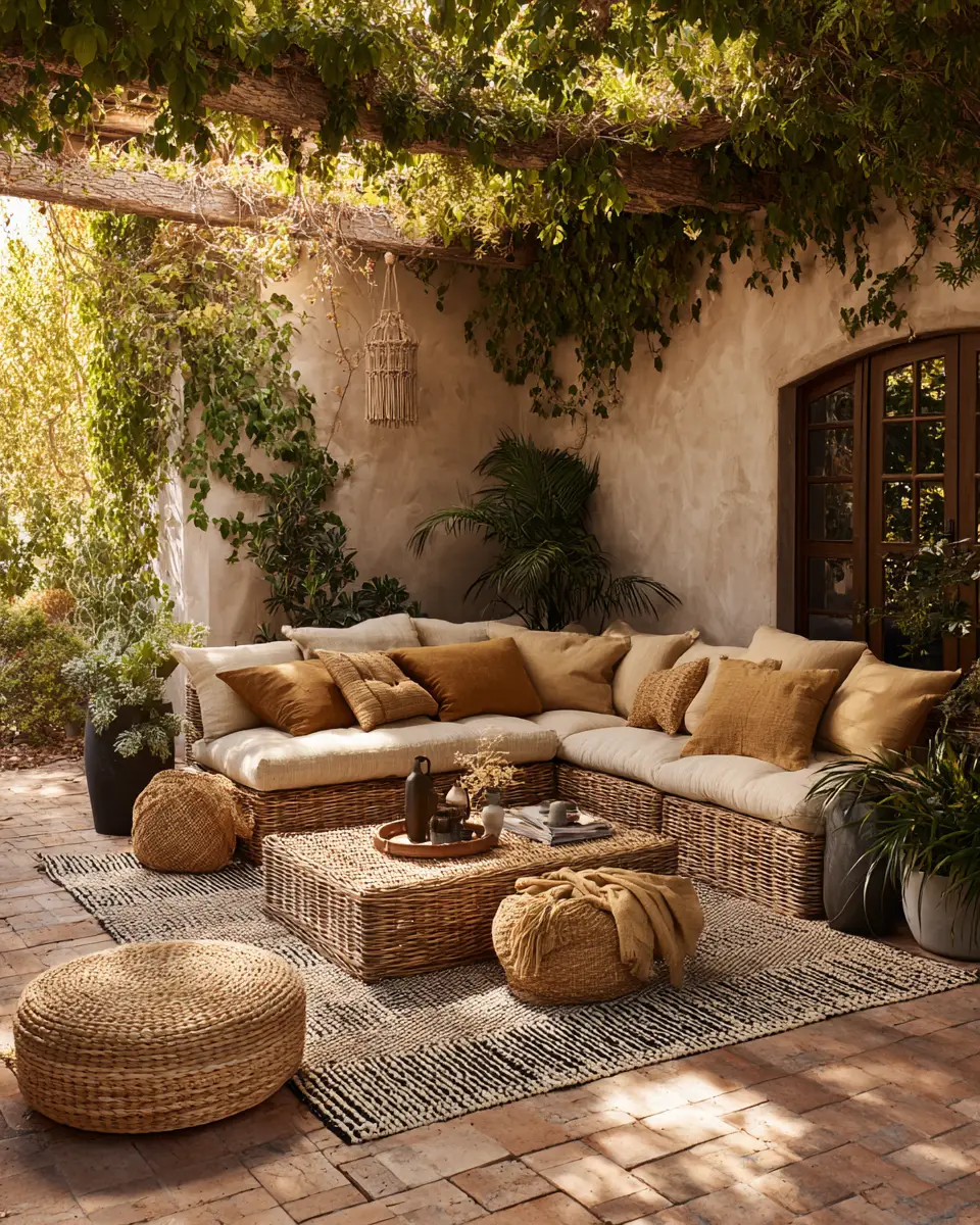 Warm Tropical Patio Decor Ideas
