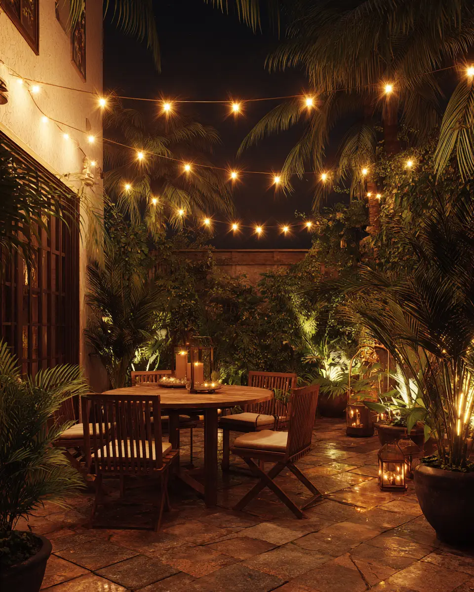 Warm Tropical Patio Decor Ideas